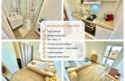 Toulouse East Apartment | " Le Perchoir Bonnefoy " Vue - Wifi - TV