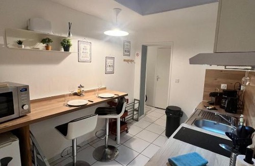 Denain Apartment | Le petit refuge 28m2 2 personnes avec extérieur