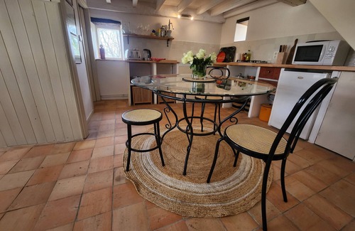 Celles Cottage | Le Tilleul, an intimate mezzanine cottage on the side of a hill. Superb views