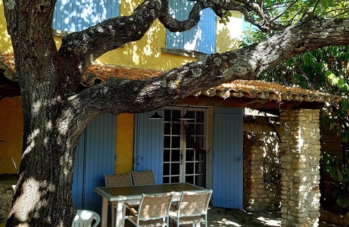 Mollans-sur-Ouveze House | Le Tilleul - Charming gîte with covered terrace facing Mont Ventoux
