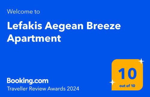 Ormos Korthiou Apartment | Lefakis Aegean Breeze Apartment