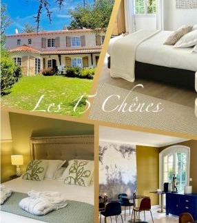 Saint-Mesmin Bed & Breakfast | LES 15 CHENES Chambres d hôtes, parc arboré de 5000 m2 à 20KM du PUYDUFOU Une suite familiale et 3 chambres doubles
