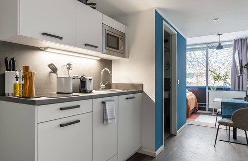 Hasenbergl-Lerchenau Ost Apartment | Limehome München Olschewskibogen