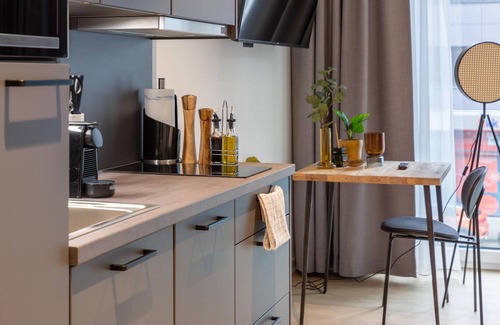 Innenstadtring Apartment | limehome Münster | Single Suite Comfort