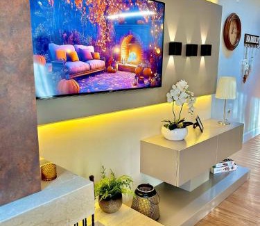 Carniel Apartment | Lindo e aconchegante com lareira cond c/piscina