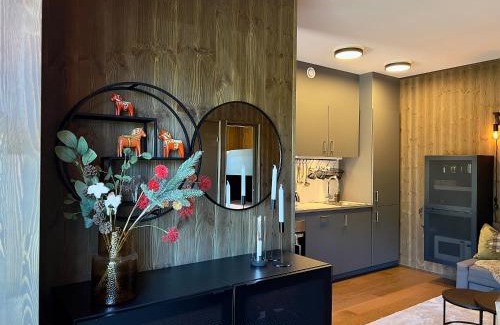 Salen Apartment | Lindvallen Ski Resort Pool and Padel - Sauna - 4 Guests