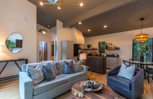Banner Elk House | Little Bear Escape - Stunning custom 1BR with hot tub between Boone and Banner Elk! Pet friendly!