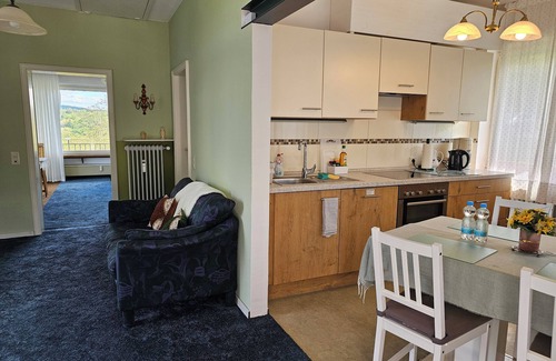 Boppard Apartment | Little Rhine View Château (EG) : Apartment with view of the largest Rhine bend
