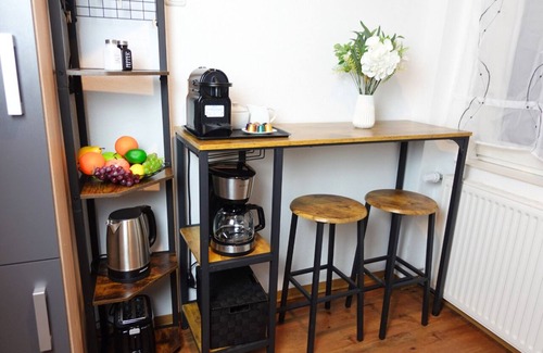 Fulda Apartment | Living La Christal FeWo mit Workspace & Games