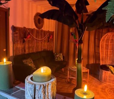 Nanteuil-les-Meaux Bed & Breakfast | Lodge de la Jungle avec Spa