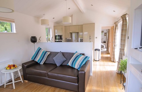Low Newton Ski Chalet | Lodge with one king-size double with TV.