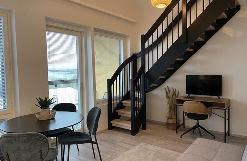Tampere Apartment | Loft apartment with lake Näsijärvi views