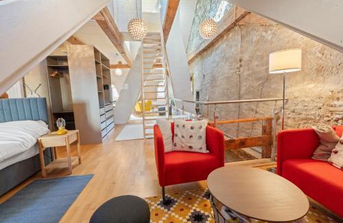 Fribourg Apartment | Loft avec vue sur la Cathédrale de Fribourg
