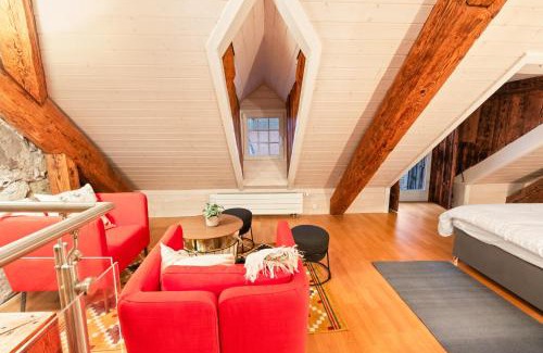 Fribourg Apartment | Loft avec vue sur la Cathédrale de Fribourg