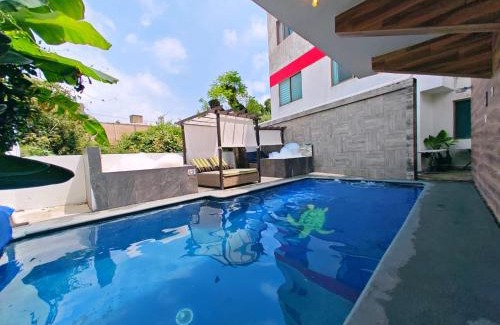 Jimenez Apartment | Loft lujo estilo y diseño, alberca climatizada y cama de alberca, Cuernavaca somos los únicos en ofrecerte 2 jacuzzis para tu uso personal y exclusivo con agua caliente y sistema de hidromasaje tipo Spa, terraza privada y asador de carbon