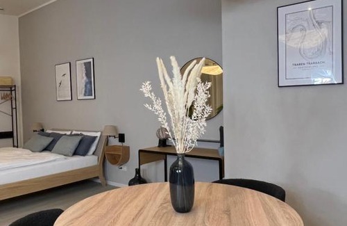 Traben-Trarbach Apartment | Loft.Wallbox.Garage.Arbeitsplatz.3P.100m zur Mosel