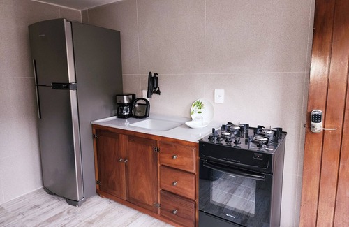 Campeche Sul Apartment | Loft with full kitchen and balcony 50m from Campeche beach and air conditioning