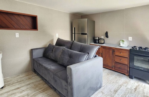 Campeche Sul Apartment | Loft with full kitchen and balcony 50m from Campeche beach and air conditioning