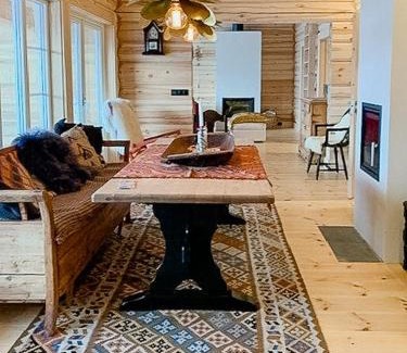 Hol Municipality House | Log Cabin With Panoramic Views Of Hallingskarvet