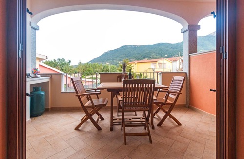 Torpe Apartment | Look forward to a beautiful view of the countryside in this vacation home!
