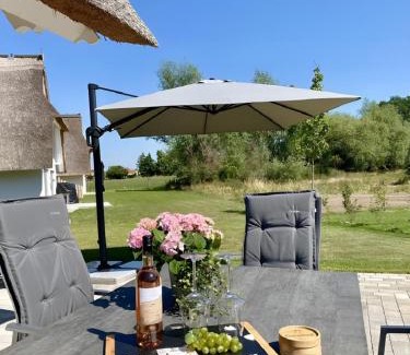 Pepelow House | Lotta - Ferienhaus mit Kamin und Sauna für 7 Personen