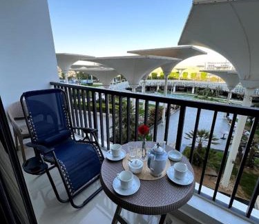 New Cairo Apartment | Lovely2 rooms duplex with pool in front AUC