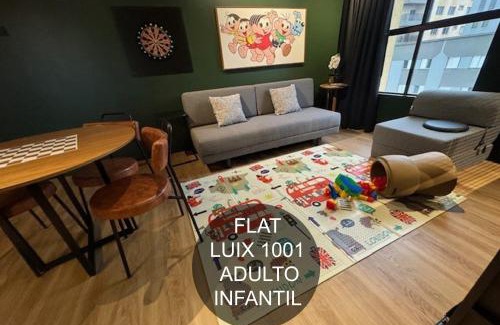 Centro Apartment | Luix Londrina Flat Hotel c jacuzzi, 43m2