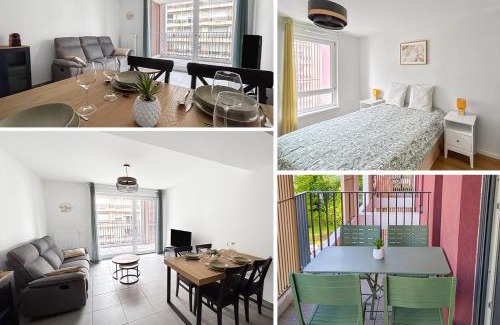 Nouvelle Ville Apartment | Lumineux, terrasse cosy et parking privé inclus