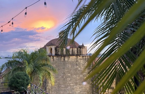 Zona Colonial Apartment | Lux 2-Level Townhouse with Stunning Historic Views