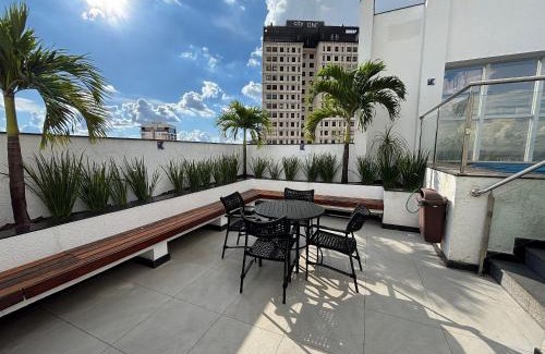 Setor Bueno Apartment | LUX26 - Flat Próx Órion Cozinha Completa com Varanda