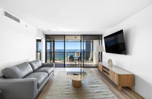 Surfers Paradise Apartment | Luxe 2BDR Oceanview Escape at Circle on Cavill - Hosted by Coastal Letting Co