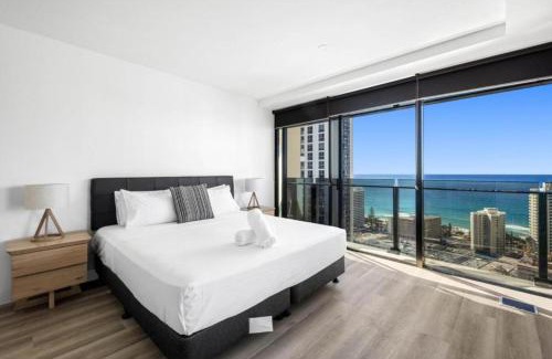 Surfers Paradise Apartment | Luxe 2BDR Oceanview Escape at Circle on Cavill - Hosted by Coastal Letting Co