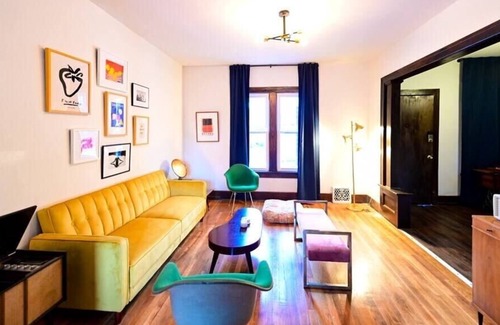 Mexicantown - Southwest Detroit House | Luxe Mid-Century Styled Historic Townhouse #2