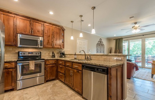 New Braunfels Condo | LUXE RIVERFRONT nCONDOnWinter Texans welcomed Mid-Term Rental available nn
