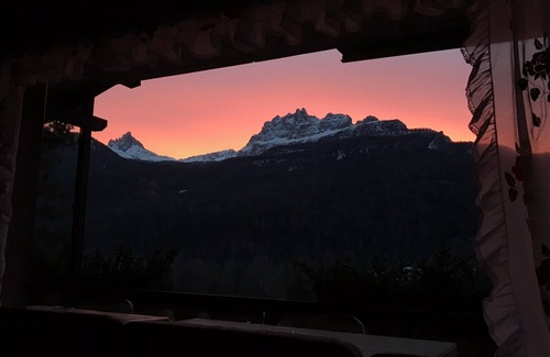 Cortina d'Ampezzo Apartment | Luxurious apartment with large balcony and beautiful mountain view
