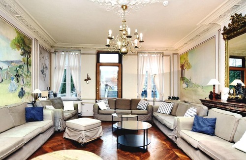 Pont-a-Lesse Villa | Luxurious Mansion in Houyet with Sauna