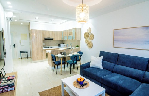 Agadir Apartment | Luxurious studio in a great location with swimming pool and fibre optics