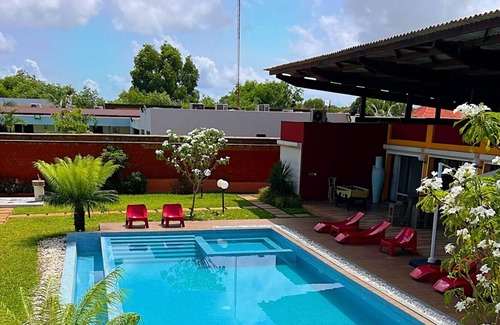 Assinie Villa | Luxurious villa with pool/jacuzzi and lagoon view.