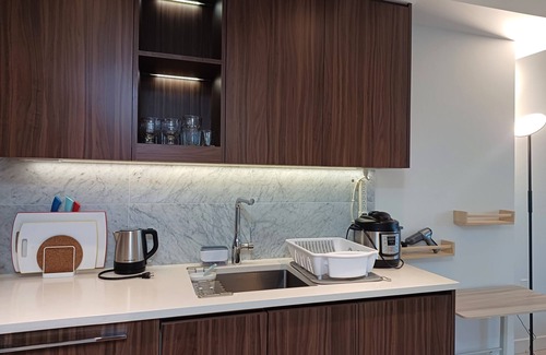 Burnaby Condo | Luxury 1BR High-Rise Condo in Brentwood | Views, SkyTrain, Patio, Amenities