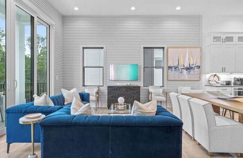 Santa Rosa Beach House | Luxury 30a Beach House! 6-Seat LSV to Beach, Pool-Hot Tub, Bikes, Beach Gear!