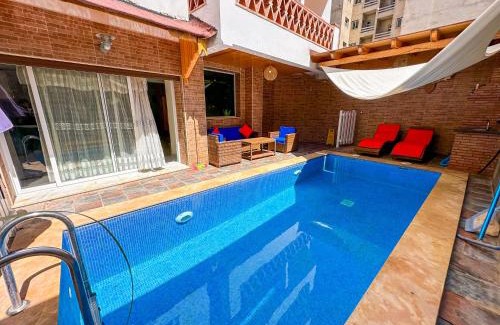 Oued Laou Apartment | Luxury duplex - Private pool - Sea view & wifi optical fiber