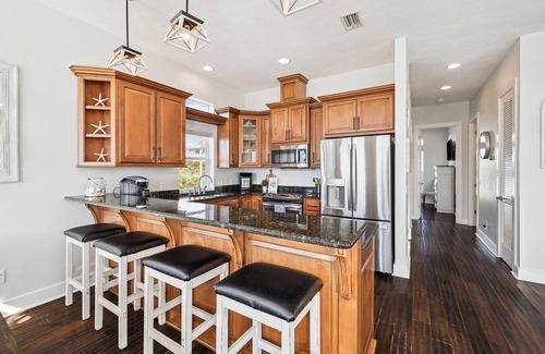 Seacrest House | Luxury Family Home | Fenced Yard w/Private Pool & Firepit | 2-Minutes to Beach