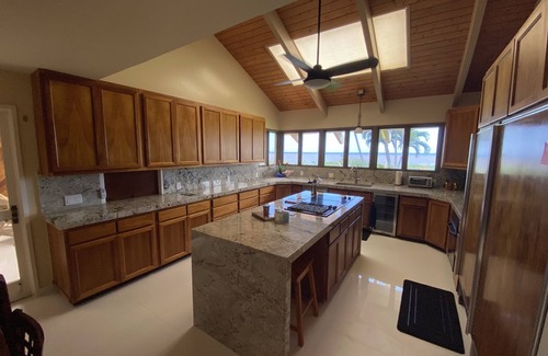 Kekaha House | Luxury Gated private acre , Beach front Rental,with pool,spa,sauna ,and more