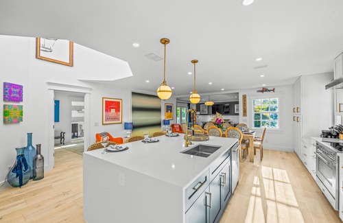 Whitney Beach House | Luxury Home with Private Beach Access and Heated Pool!