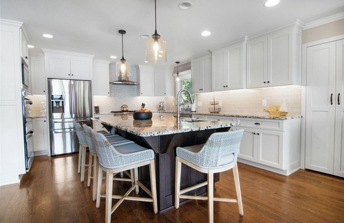 Terrell House | Luxury lakefront home with a covered private dock & large game room