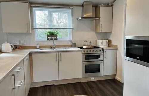 Carnforth Cabin | Luxury Lodge with Lake View and Hot Tub