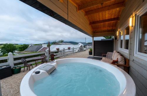 Donegal Apartment | Luxury Log Cabin with Private Hot Tub & Sea Views