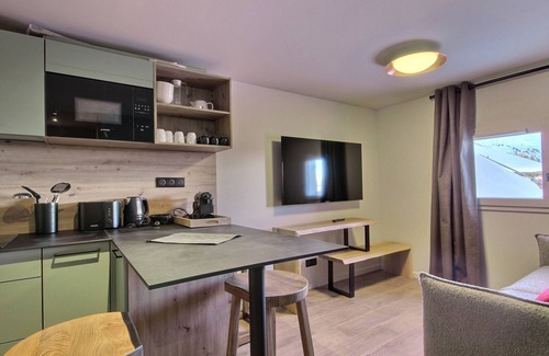 Plagne Soleil Ski Chalet | Luxury Renovated Chalet with High-End Amenities in La Plagne, Ski-In/Ski-Out Access