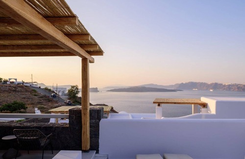 Akrotiri Villa | Luxury Santorini Villa | Villa Azure Aura | 4 Bedrooms | Private Pool &.