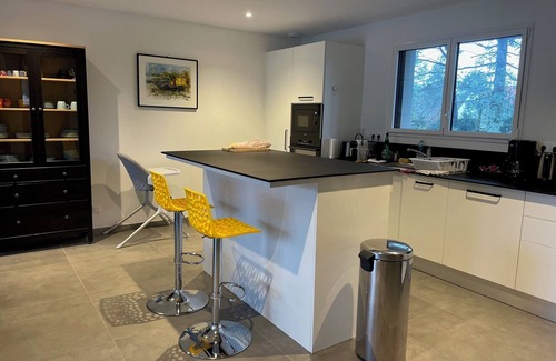 Hardelot-Plage Villa | Luxury villa "les Hauts Pins" for 10 p- Pine forest view-4 bedrooms -2 bathrooms